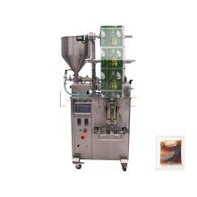 HZPK Automatic 3/4 Sides Seal Tomato Paste Pouch Shampoo Cream Hair Gel Sachet Filling Packaging Machine